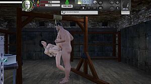 Hospital horror, cute teen faces huge cock in 3D anime survival!