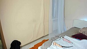 A solo pleasure party with anal masturbation and toy use