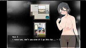 Magical Girl Shows Big Tits While Fingering in Anime Hentai Game Part 6