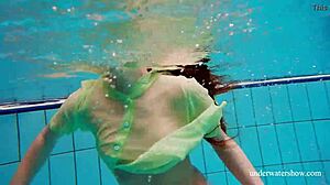 nina mohnatka reveals hairy pussy in steamy underwater scene