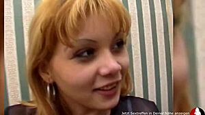 Shy Viki enjoys sucking cock so much