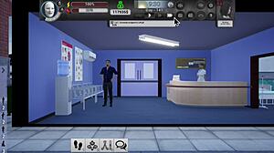 Hospital horror, cute teen faces huge cock in 3D anime survival!