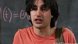 The forbidden love between a university professor and a student in Spanish subtitled video