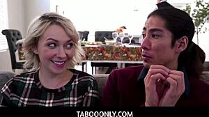 taboo family thanksgiving dinner gets wild with step sis ava sinclaire