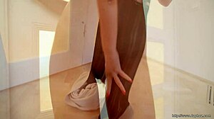 Hungarian Blond Bambi Strips for Erotic Makeover Scenes