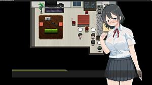 Magical Girl Shows Big Tits While Fingering in Anime Hentai Game Part 6