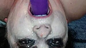 ms tl, take this dildo deep in your throat messily