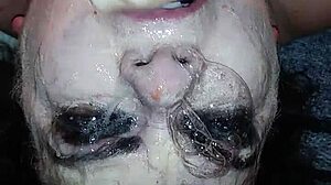 Ms. TL's throat skills with a dildo