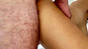 Cheating wife gets blown and fucked by big cocked boss