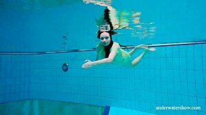 nina mohnatka reveals hairy pussy in steamy underwater scene