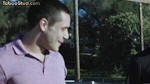 Hairy Stud Gets Barebacked by Twinks in Foot Fetish Threesome