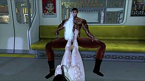 A Busty Slut Shocked by Hung BBC on Train Gets Railed Hard.