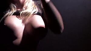 i watch griddy interracial scene with blonde babe