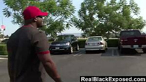 Hot black girls gang bang a big black cock