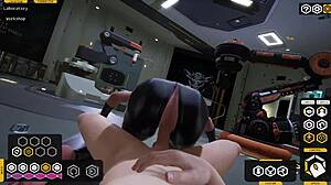 Beautiful Erika and Dreamer’s intense ass fucking in the Fallen Doll workshop