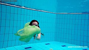 nina mohnatka reveals hairy pussy in steamy underwater scene