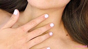 Wow, Ordinary Cute Teen 18+ Strips Naked for Close-Up!