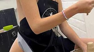 on their first date, the real couple engages in passionate sex