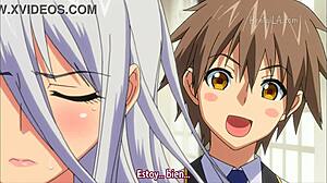 sei brunehilde gakuen shoujo kishidan to junpaku no panty the animation episodio 1 features anal sex. big tits in action.