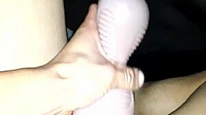 Breaking in My New Tight Toy Pussy