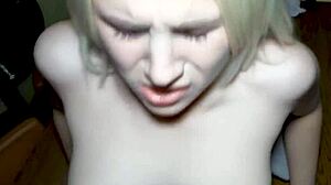 College Girl Nikki Hill Takes Rough Fucking Without Lube