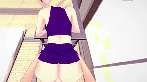 man, ino yamanaka giving naruto a wild titjob and banging!