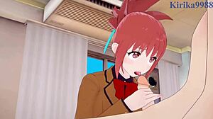 tenka izumo and konomi tatara intense sex chained soldier hentai