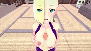 man, ino yamanaka giving naruto a wild titjob and banging!