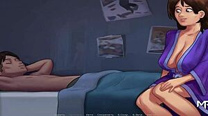 Mature Rides Huge Cock in Summertime Saga Uncensored