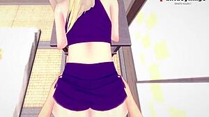 man, ino yamanaka giving naruto a wild titjob and banging!