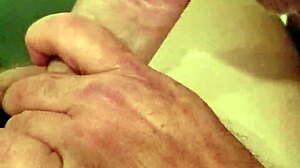 this old french man is getting a great blowjob from a gay guy