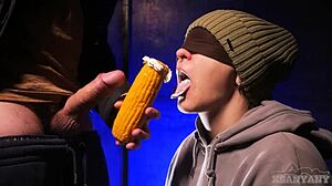 xsanyany's stepbrother uses her mouth for cock and cum. angry but happy.