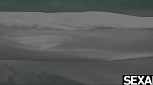 Specific Two Hot Redheads Enjoy Wild Lesbian Action On Beach