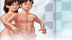 Mature Rides Huge Cock in Summertime Saga Uncensored