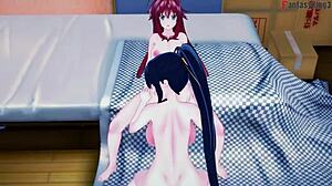 Rias Gremory And Akeno Threesome Hs Dxd Ntr Madness 4 Watch Full 1hr Movie On Sheer Fantasyking3 😍