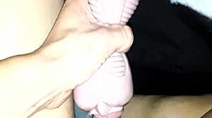 Breaking in My New Tight Toy Pussy