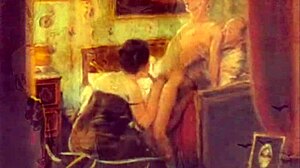 vintage erotic drawings blend retro charm with spicy twists