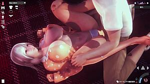 honey select white-haired girl intense sex