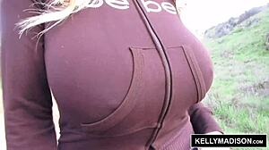 kelly madison fingering herself outdoors