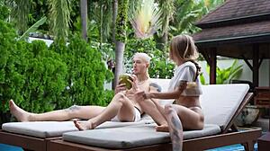 Spirite moon fucks in wild downpour with big cock