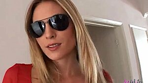 Dominant Lesbo Harmony Slams Slutty Slave Jezebelle Bond with Strapon