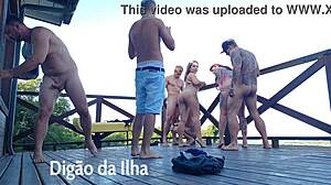 Outdoor fat ass fucking