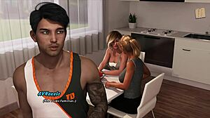 Hot blonde takes big cock second!