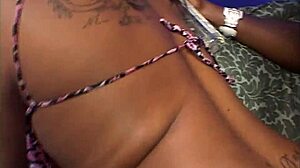 Thicka than a snicka continues with ebony beauty's intense oral and fingering session.