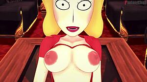 Charley Chase's Natural Tits Bounce During Doggystyle Fuck