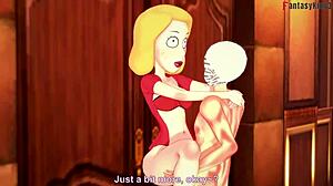 Charley Chase's Natural Tits Bounce During Doggystyle Fuck