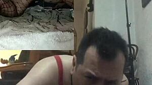 Using Two Thick Dildos On Two Cameras