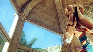 disney frozen yaoi - elsa femboy masters cock swallowing in anime game