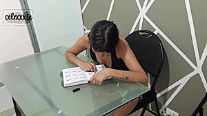 Latina Student Abby Fucks For Grades