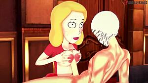 Charley Chase's Natural Tits Bounce During Doggystyle Fuck